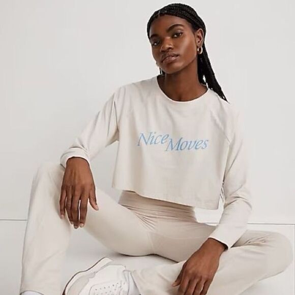 MWL | "Nice Moves" Graphic Tee Cropped Top - Picture 4 of 6